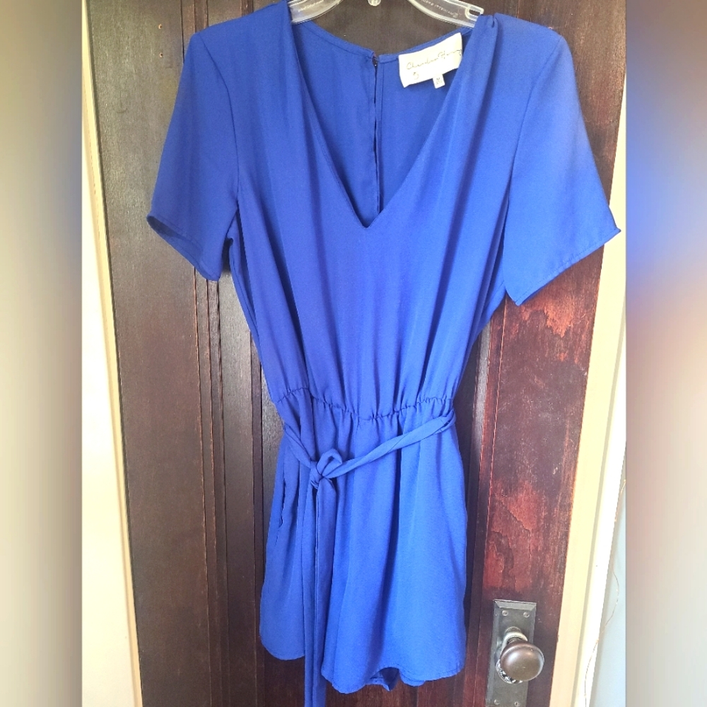 Womens blue romper